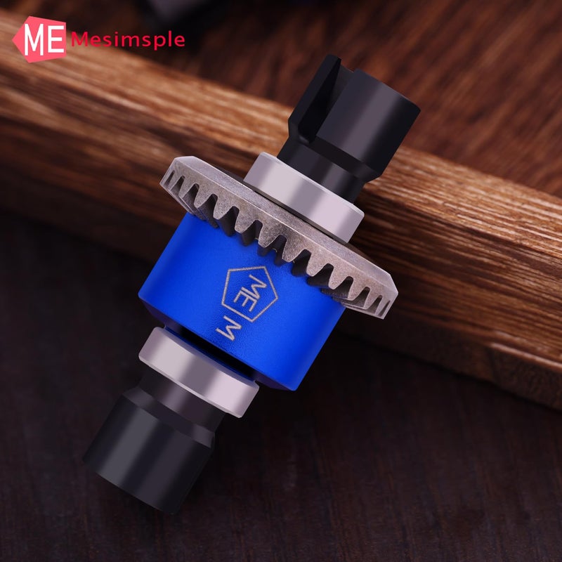 Mesimsple 2 قطعة Alum H16BM ترس تفاضلي أمامي وخلفي لـ MJX Hyper go 1/16 H16BM H16207 16208 16209 16210 H16 1/14 14301 14302 14209 14210 H14BM سلسلة ترقيات الجزء الأزرق - Image 4